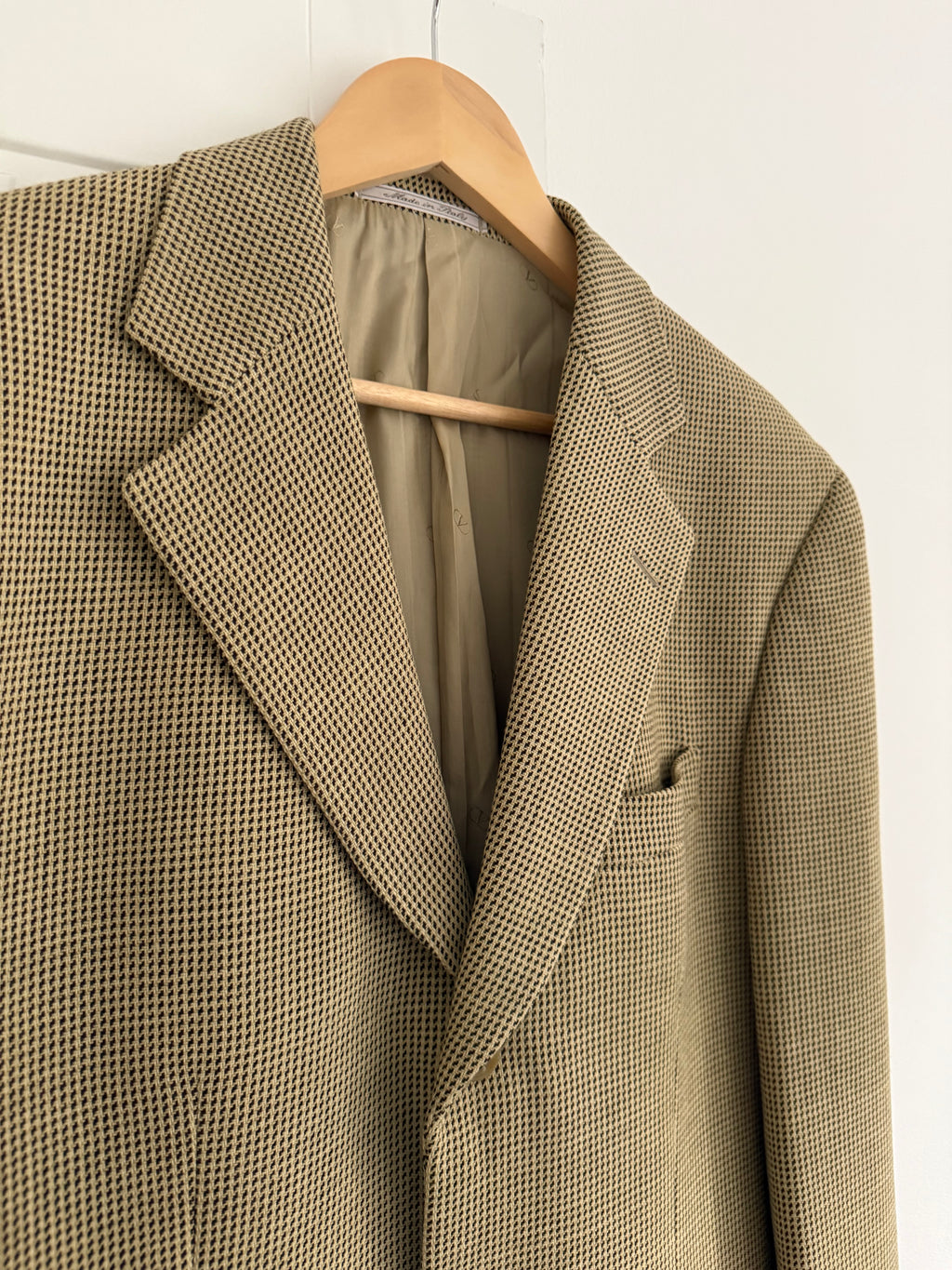 Valentino 1980s 3B Textured Wool Sports Jacket Blazer  - Size M