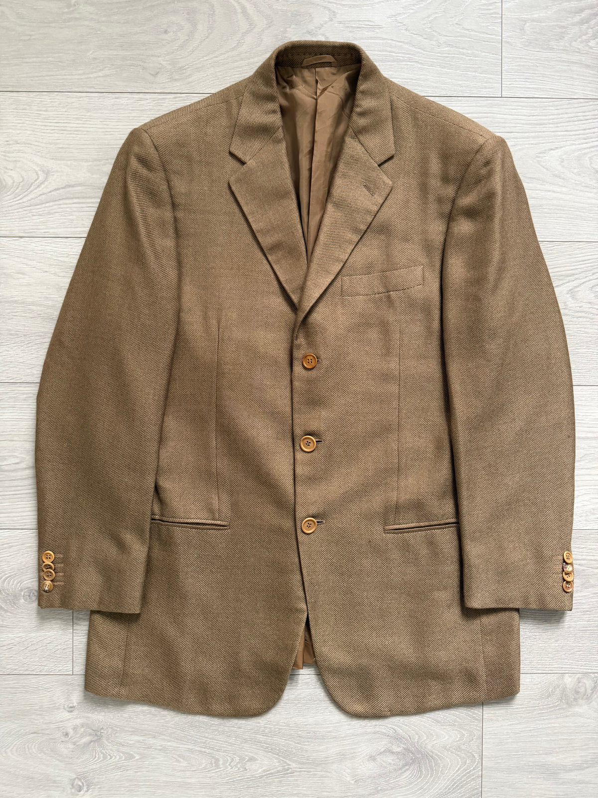 Giorgio Armani Black Label 1990s Cashmere Silk 3B Sport Jacket Blazer - Size L
