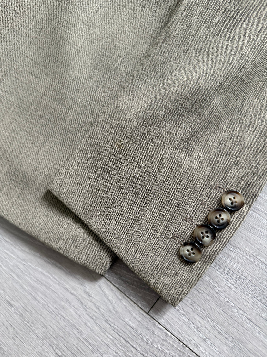Emporio Armani 2005 2B Textured Wool Silk Sport Jacket Blazer - Size S