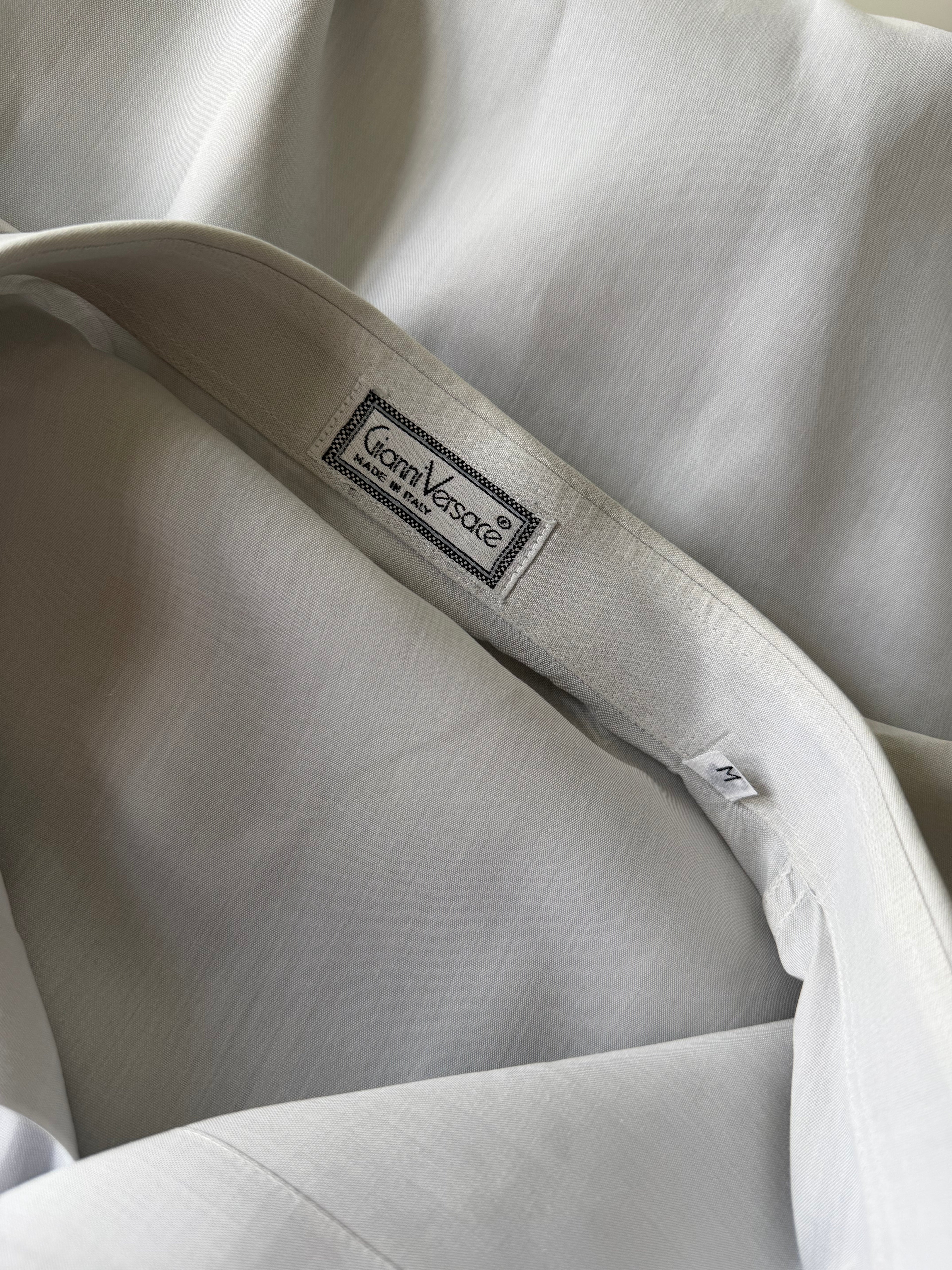 Versace 1990s Relaxed Fit Cotton Shirt - Size M