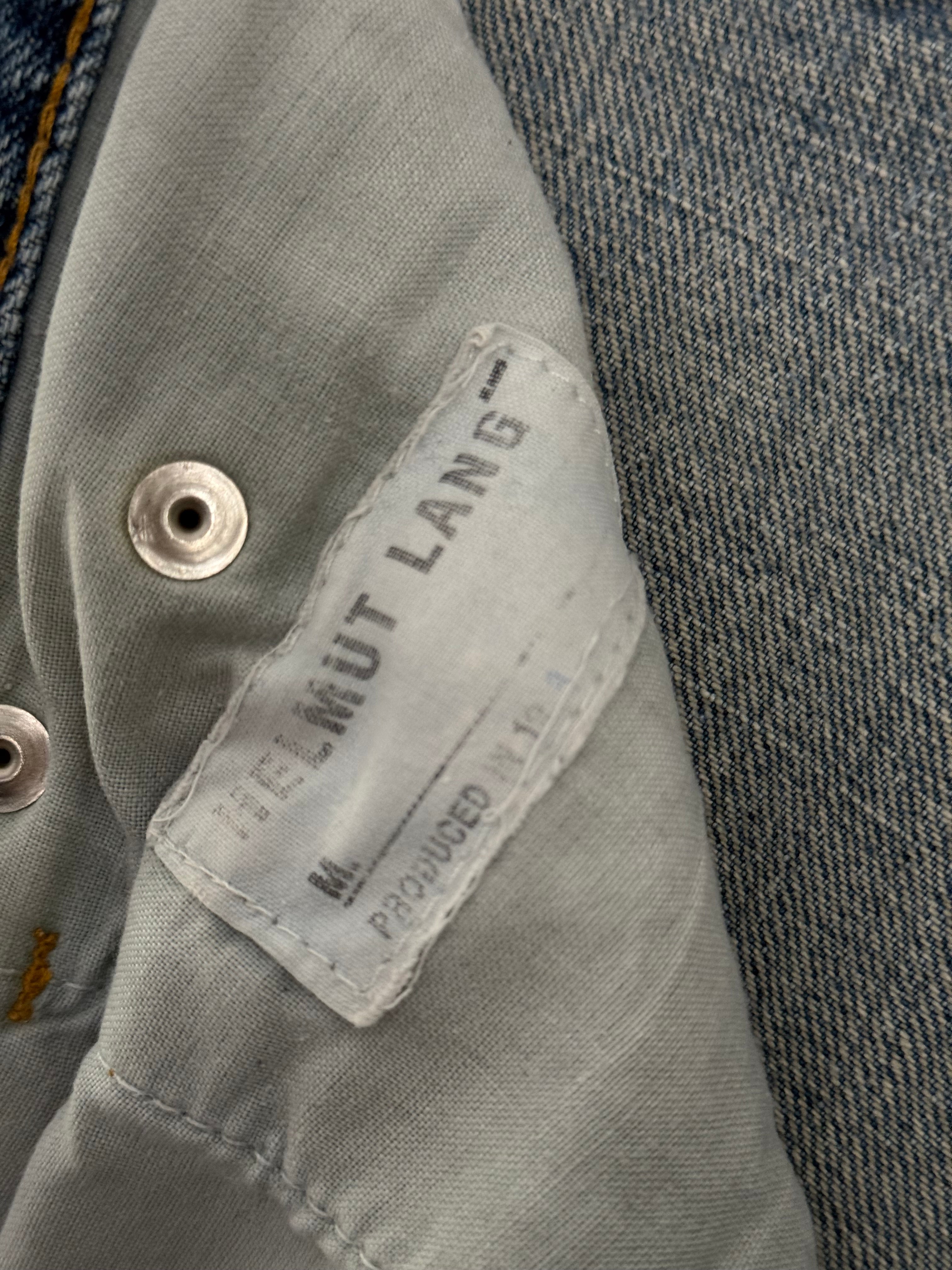 Helmut Lang 1998 Vintage Blue Faded Denim Jeans - Size 30