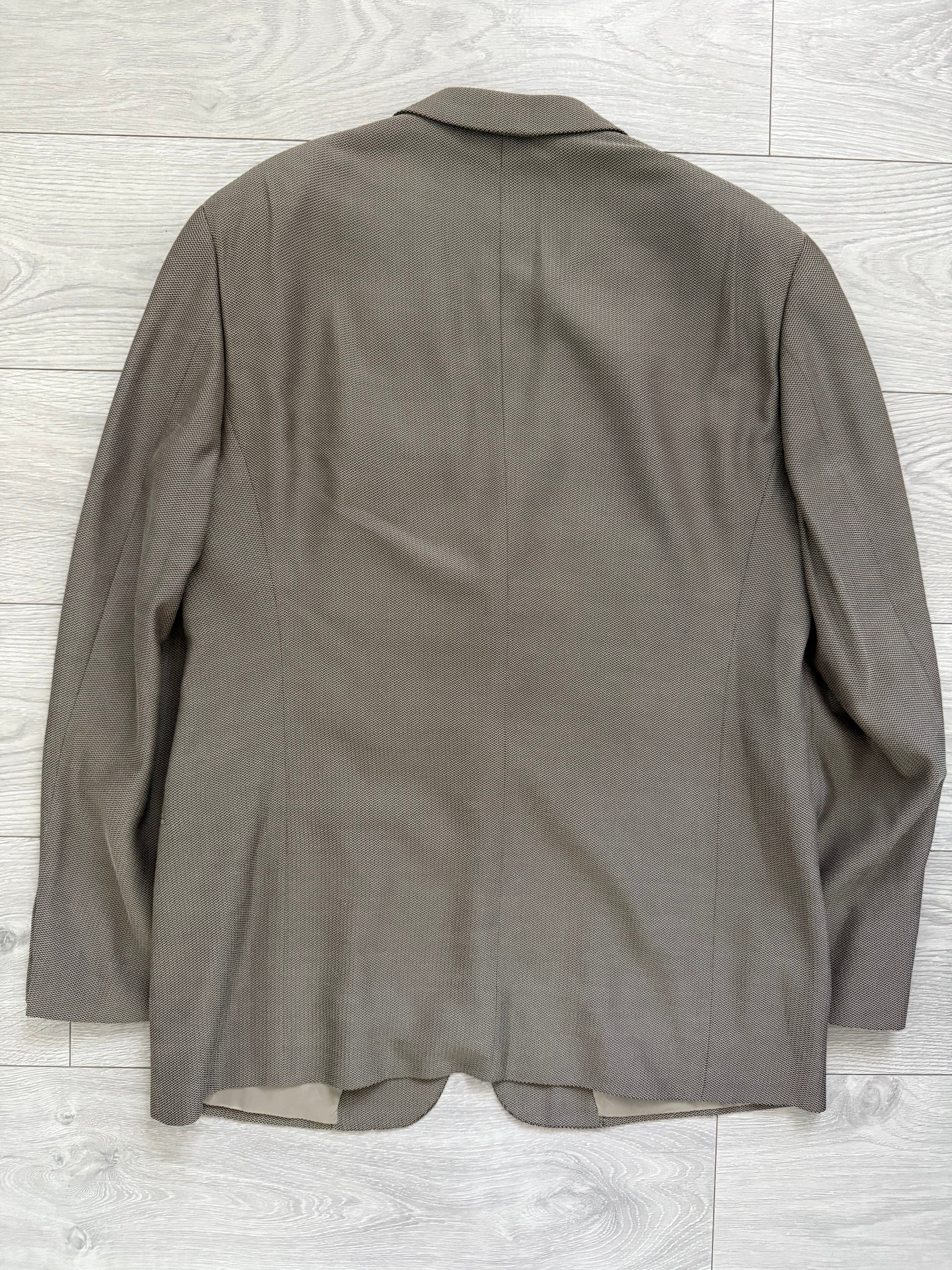 Armani 1990s 2B Textured Sports Jacket Blazer - Size XL