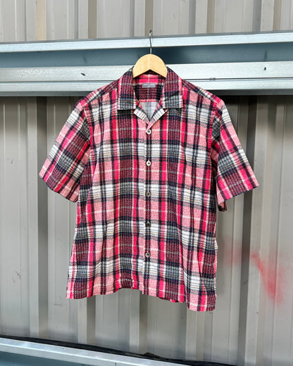 Comme Des Garcons Homme SS03' Shadow Plaid Shirt - Size M