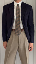 Emporio Armani 3B Wool Twill Navy Sport Jacket Blazer - Size S
