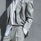 Comme Des Garcons Homme SS1991 Wool Pleated Grey Suit - Size M Jacket / 31 Waist