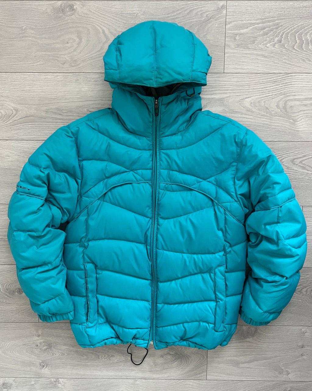 Oakley FW2006 Curve Panelled Tech Down Filled Puffer Jacket - Size M