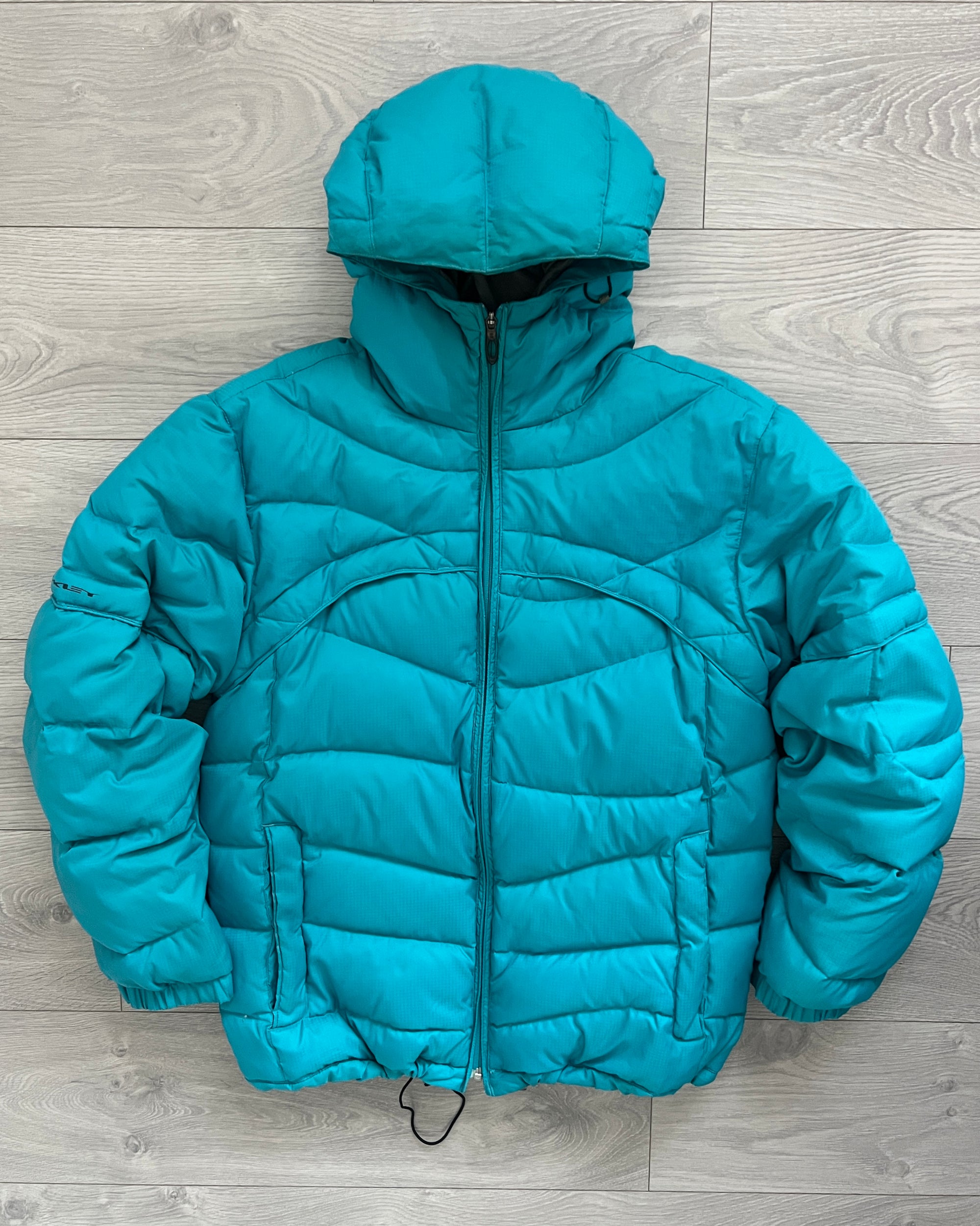 Oakley FW2006 Curve Panelled Tech Down Filled Puffer Jacket - Size M