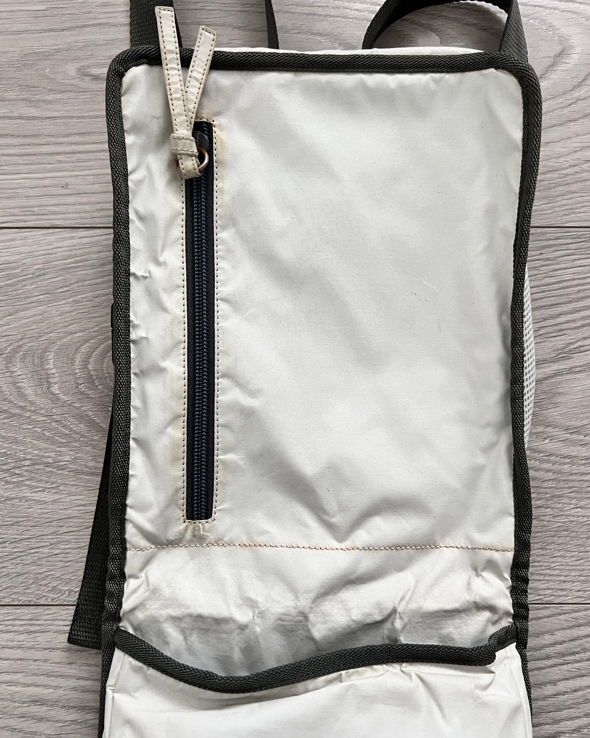 Miu Miu 1999 Tech Nylon Mesh Panelled Crossbody Bag