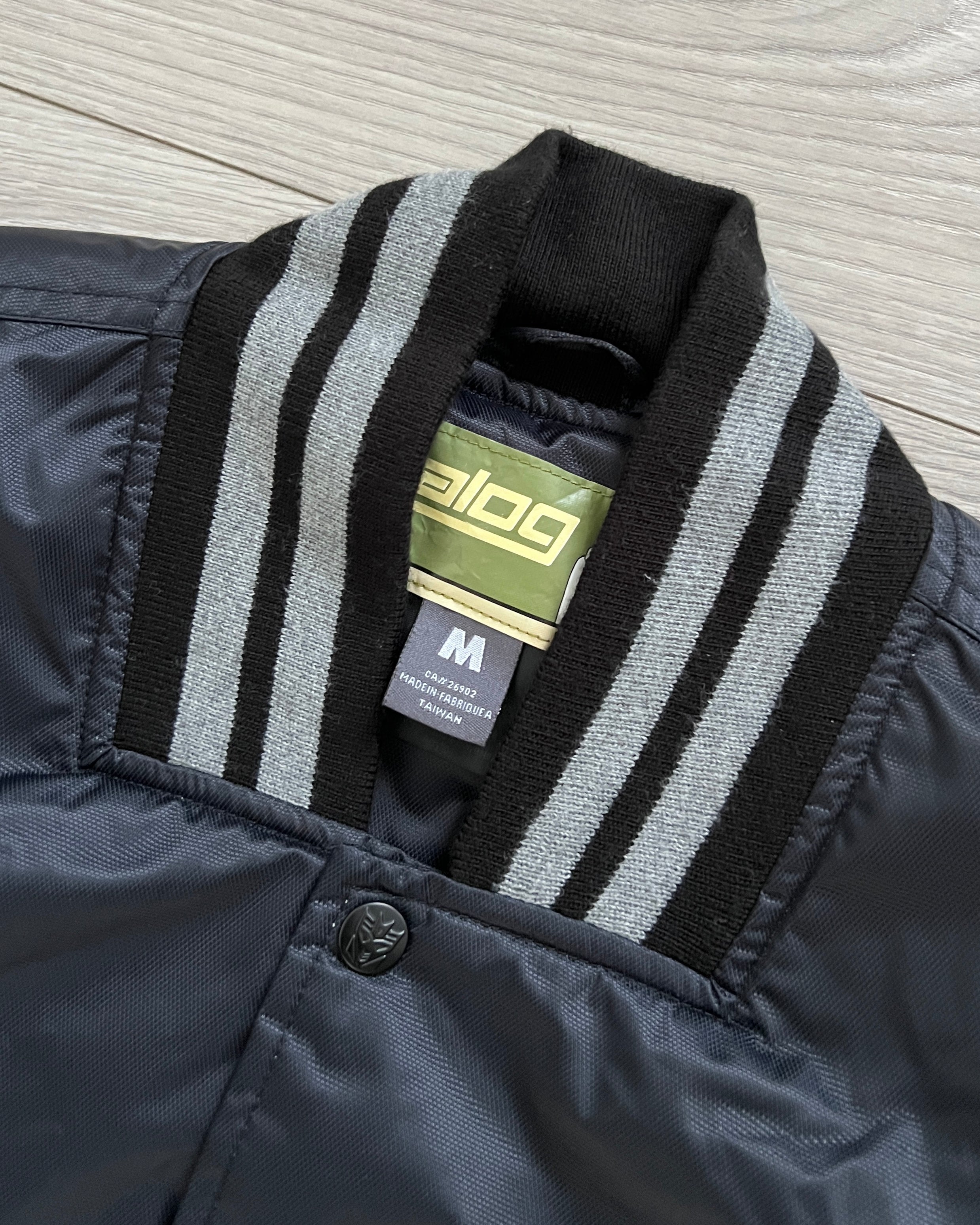 Burton Analog 00s Graffiti Logo Padded Stadium Bomber Jacket - Size M