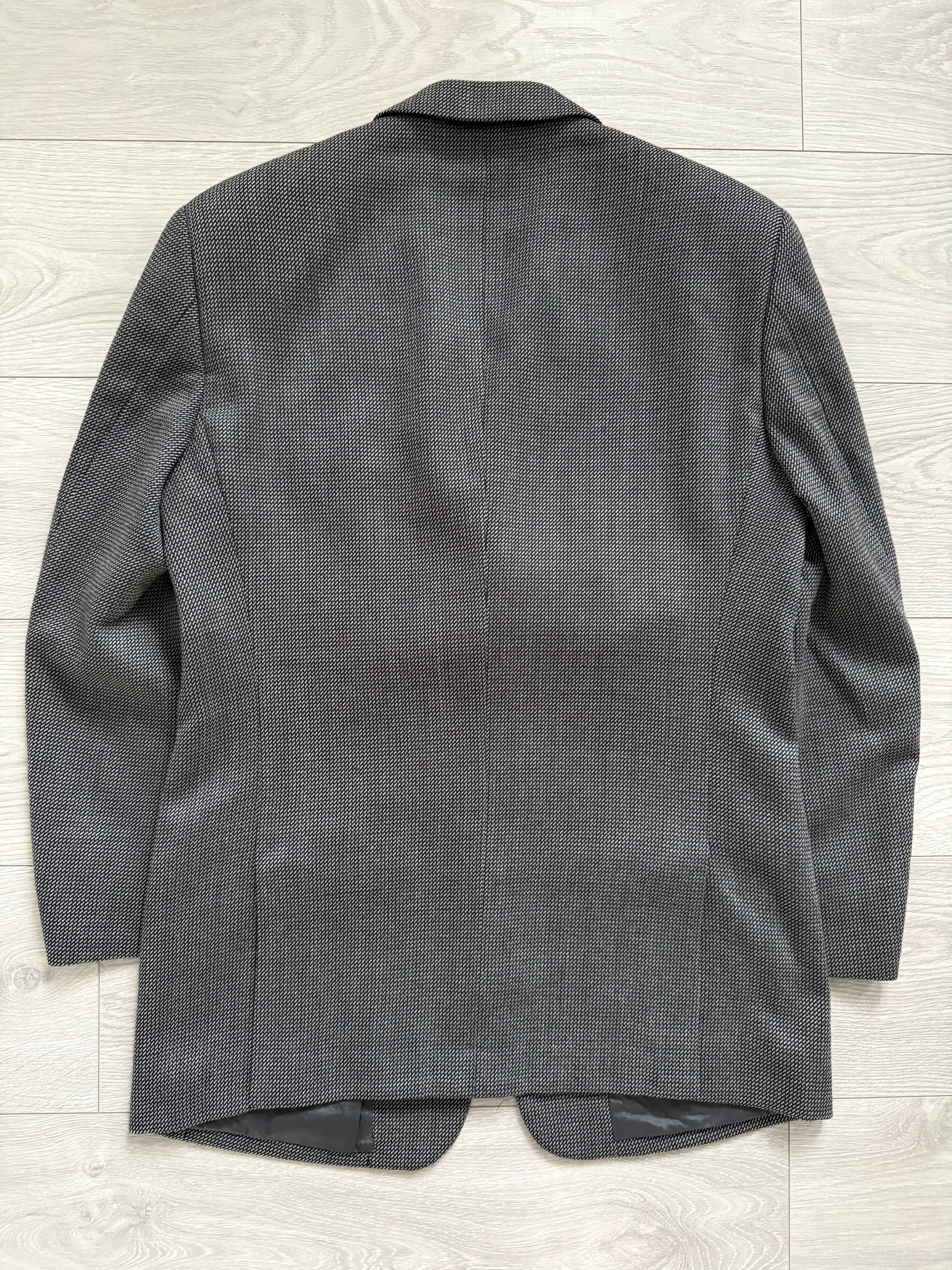 Armani 1990s 3B Wool Textured Sport Jacket Blazer - Size M