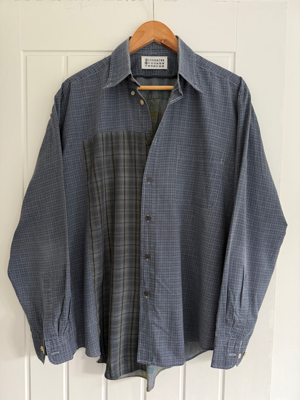 Maison Martin Margiela SS2004 Artisanal Line (0)(10) Reconstructed Patch Shirt - Size M