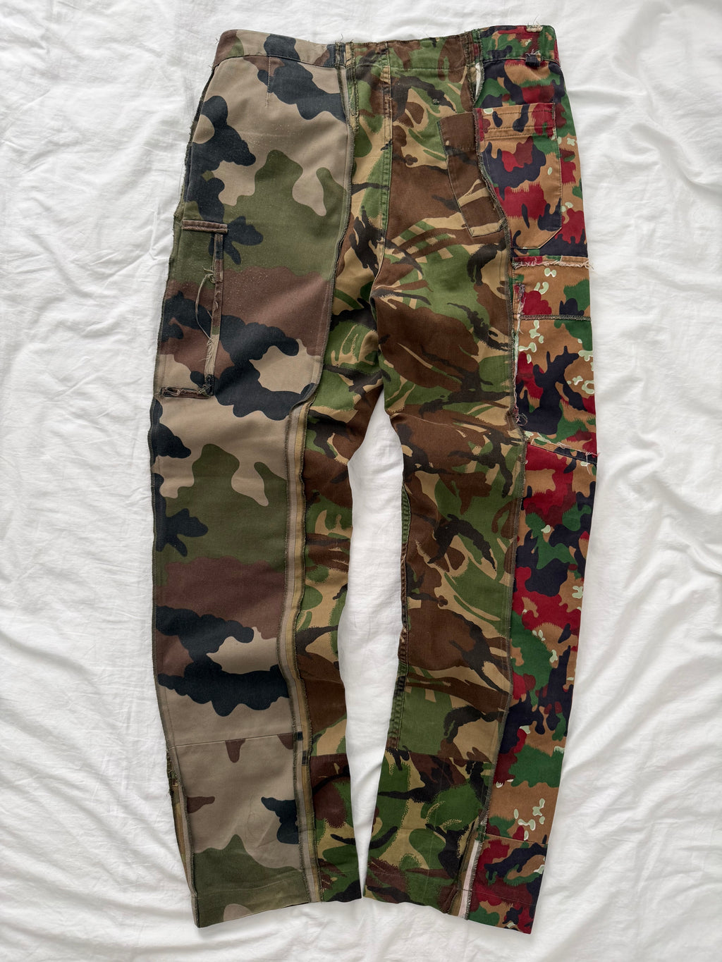 Maison Martin Margiela Artisanal Line (0)(10) SS2005 Re-Worked Multi Camo Pants - Size 34" Waist