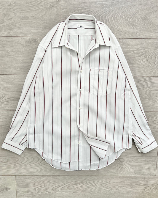 Issey Miyake 1990s Striped Relaxed Shirt - Size M
