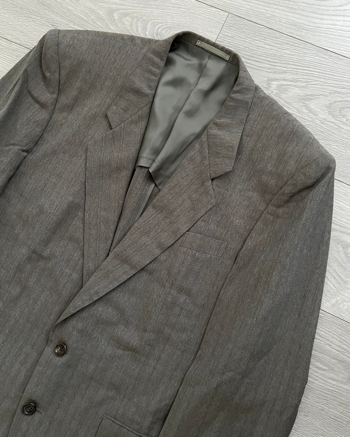 Comme Des Garcons Homme SS1992 Pleated Patterned Suit - Size L / 32 Waist