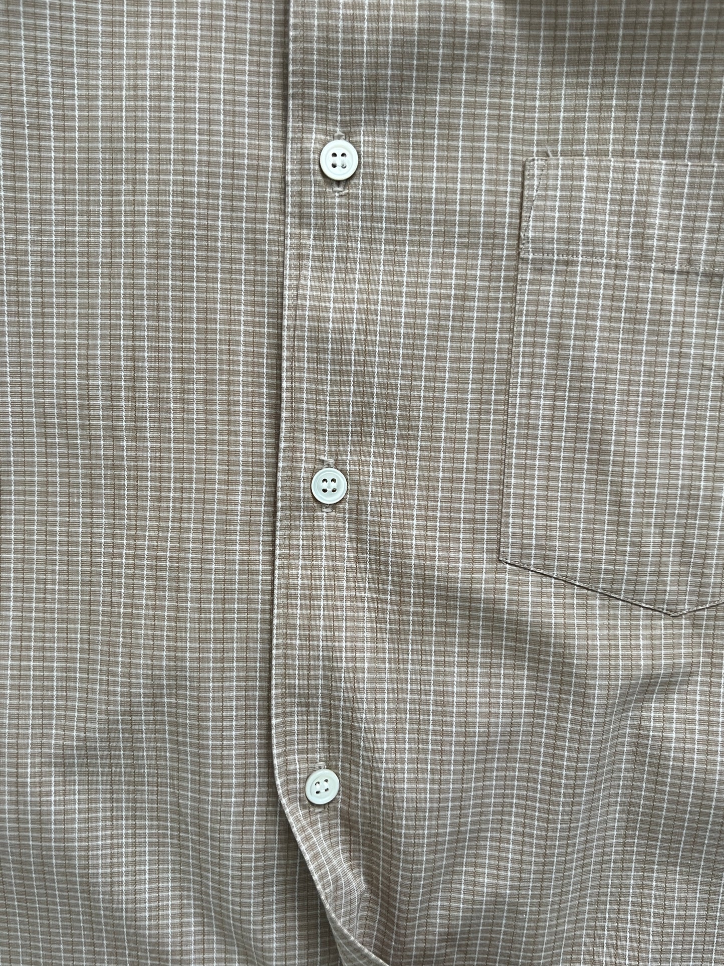 Comme Des Garcons Homme Deux 1997 Textured Check Shirt - Size M