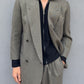 Emporio Armani 1990s Double-Breasted Pleated Wool Suit - Size M Jacket / 34" Waist