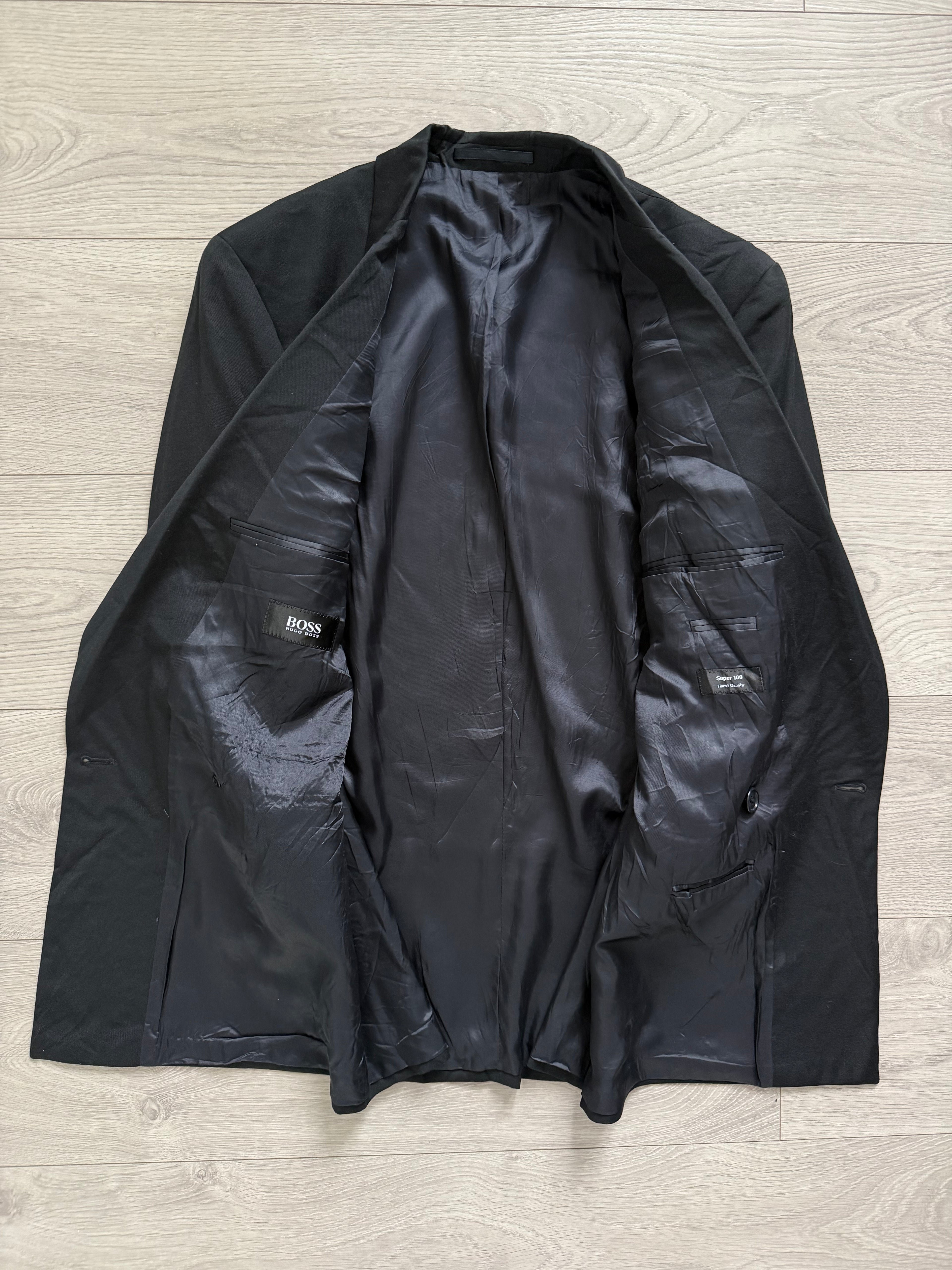 Hugo Boss 1980s 'Zeus' Double Breasted Peaked Lapel Sports Jacket Blazer - Size S