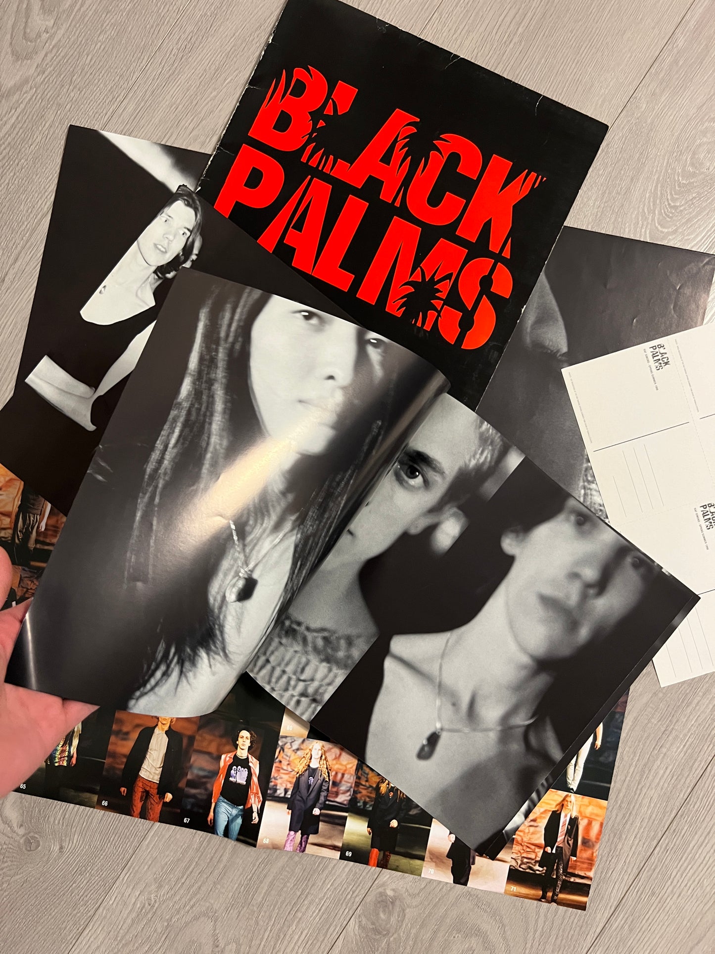 Raf Simons 1998 Black Palms Rare Poster, Lookbook, Runway Photos + More