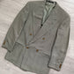 Emporio Armani 1990s Double-Breasted Wool Grey Suit - Size M Jacket / 30" Waist