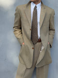 Hugo Boss 1990s Silk Wool 3B Textured Sport Jacket Blazer - Size L