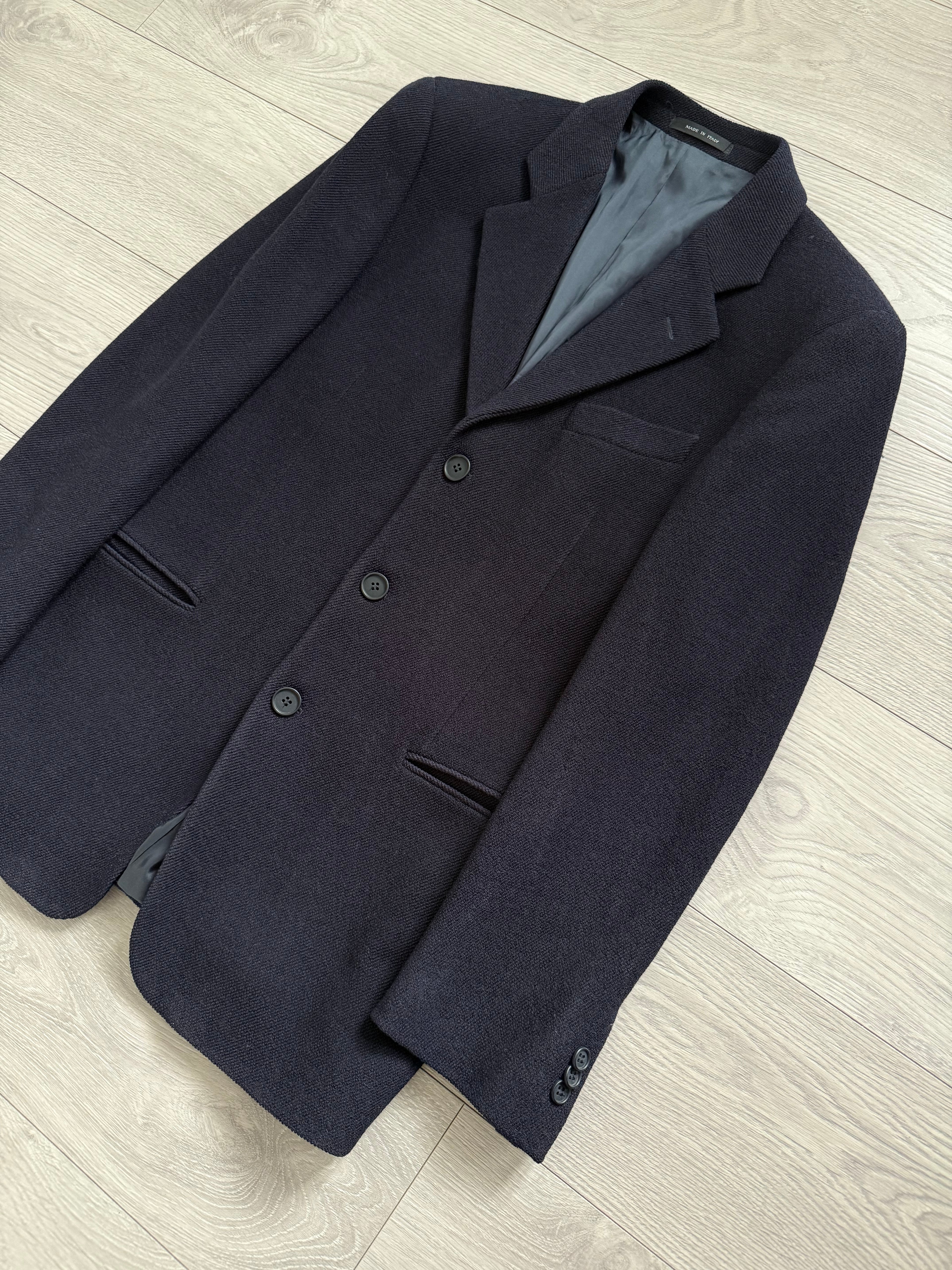 Emporio Armani 3B Wool Twill Navy Sport Jacket Blazer - Size S