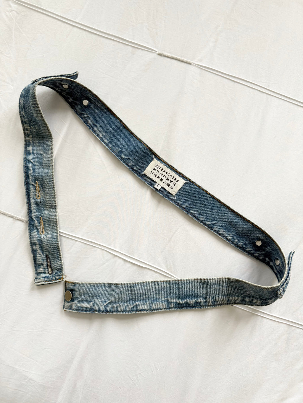 Martin Margiela SS2001 Artisanal Line 0 Denim Belt
