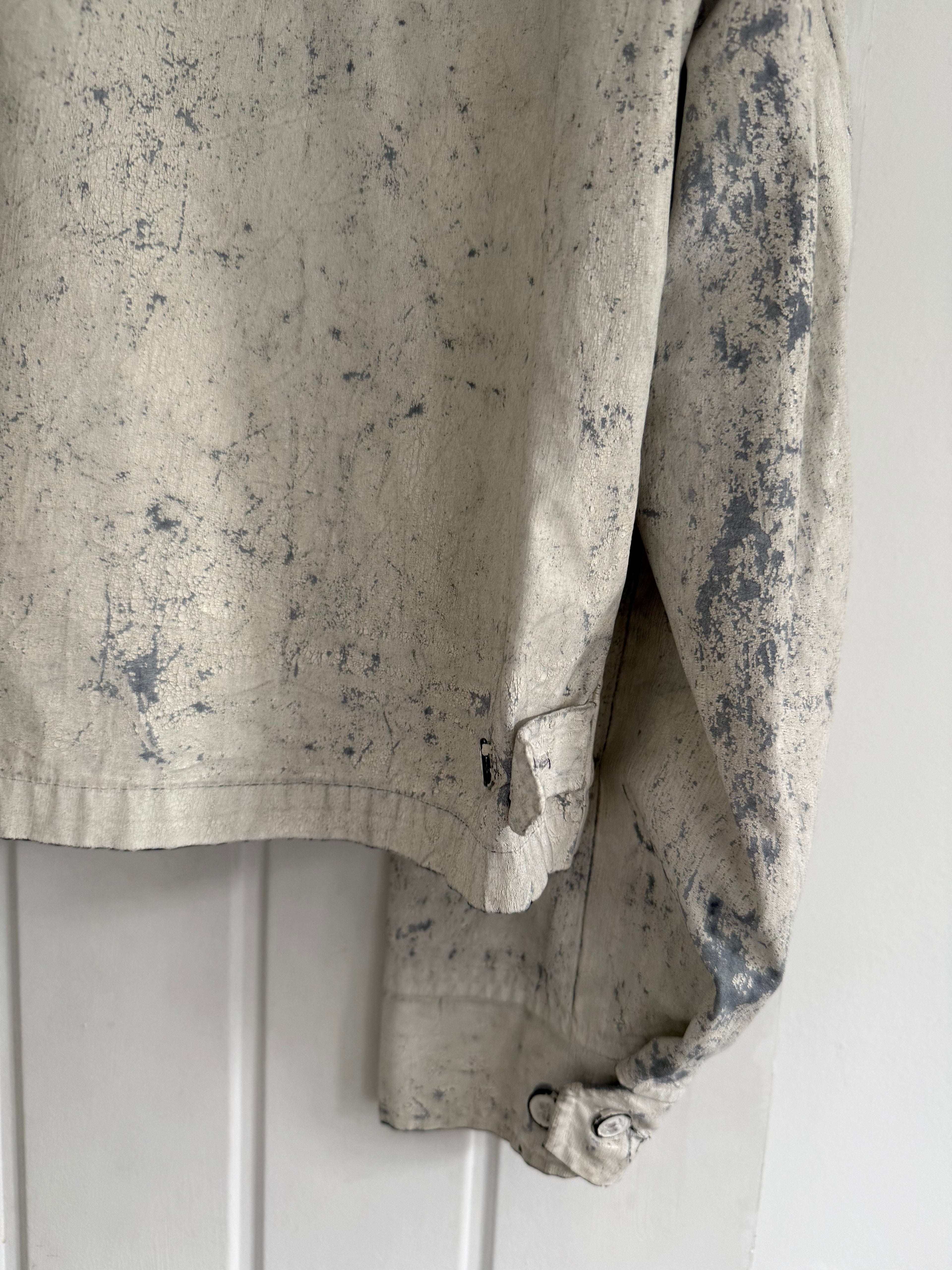 Maison Martin Margiela SS2004 Artisanal Line (0)(10) Painted Military Jacket - Size L
