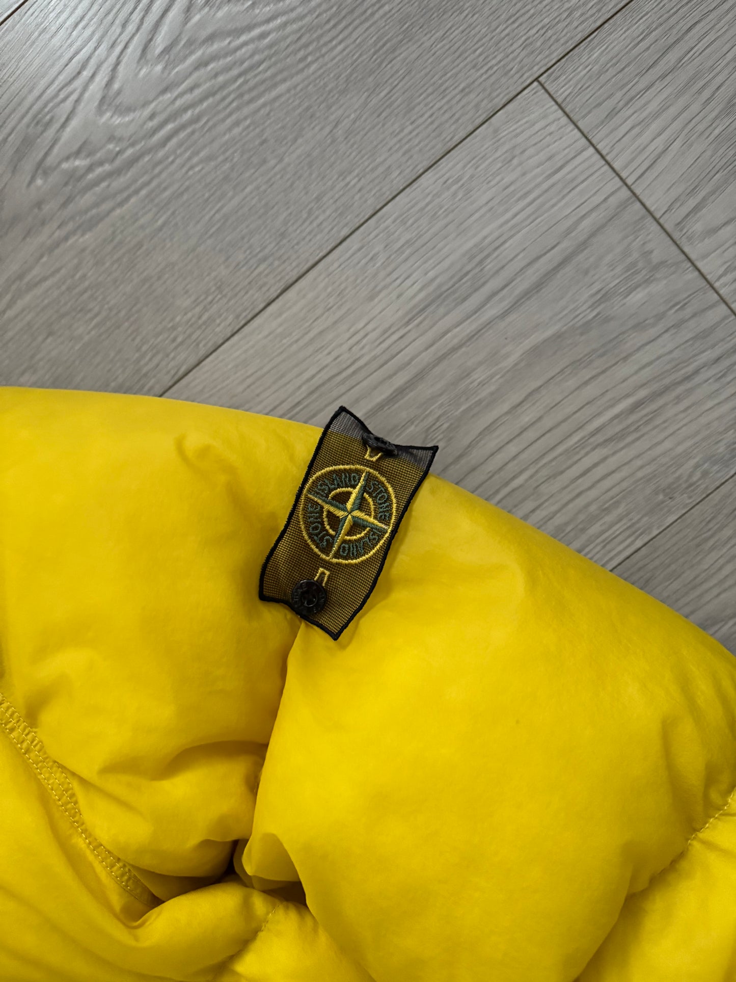 Stone Island FW2005 Mesh Badge Goose Down Puffer Jacket - Size M