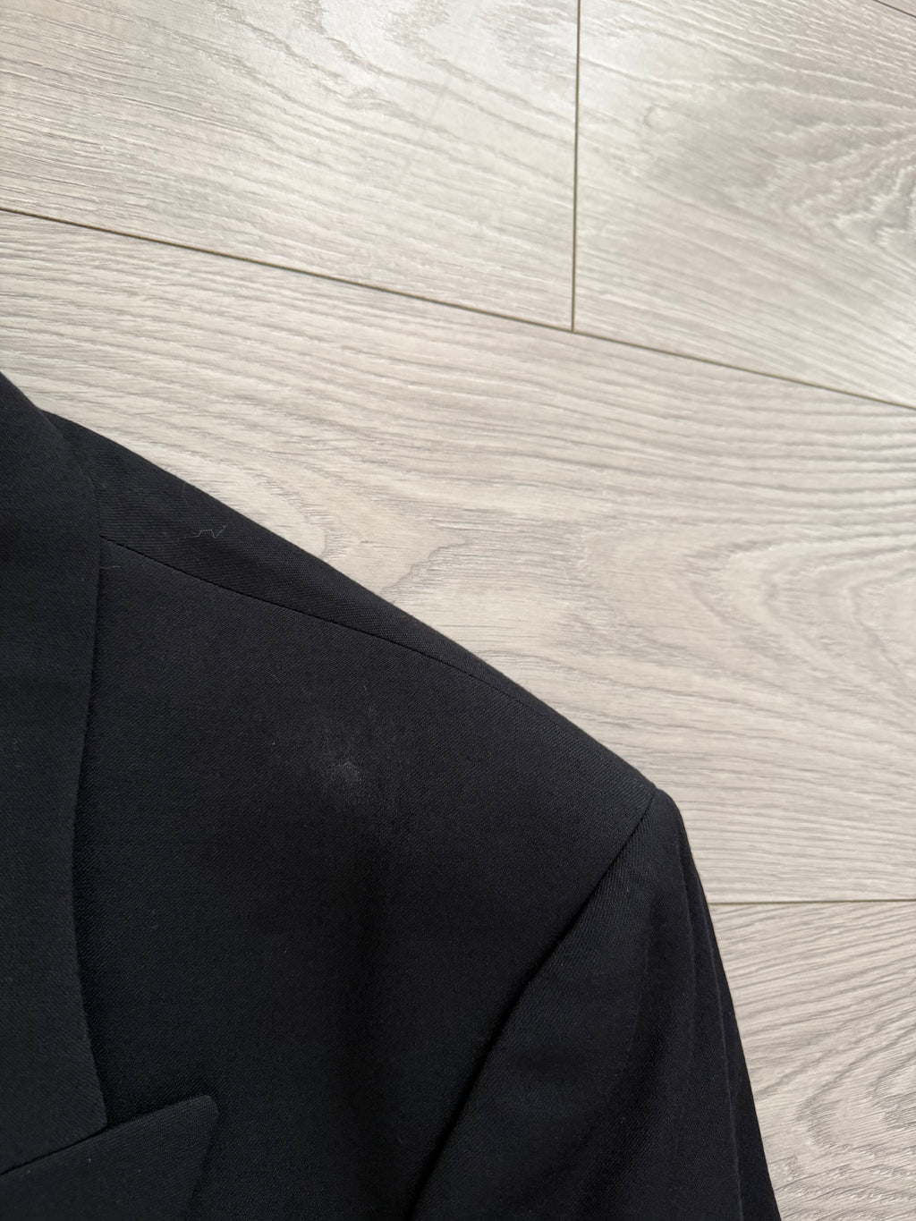 Louis Feraud Armani 1990s Peaked Lapel Pleated Double Breasted Wool Navy Suit - Size XXL Jacket / 38" Waist