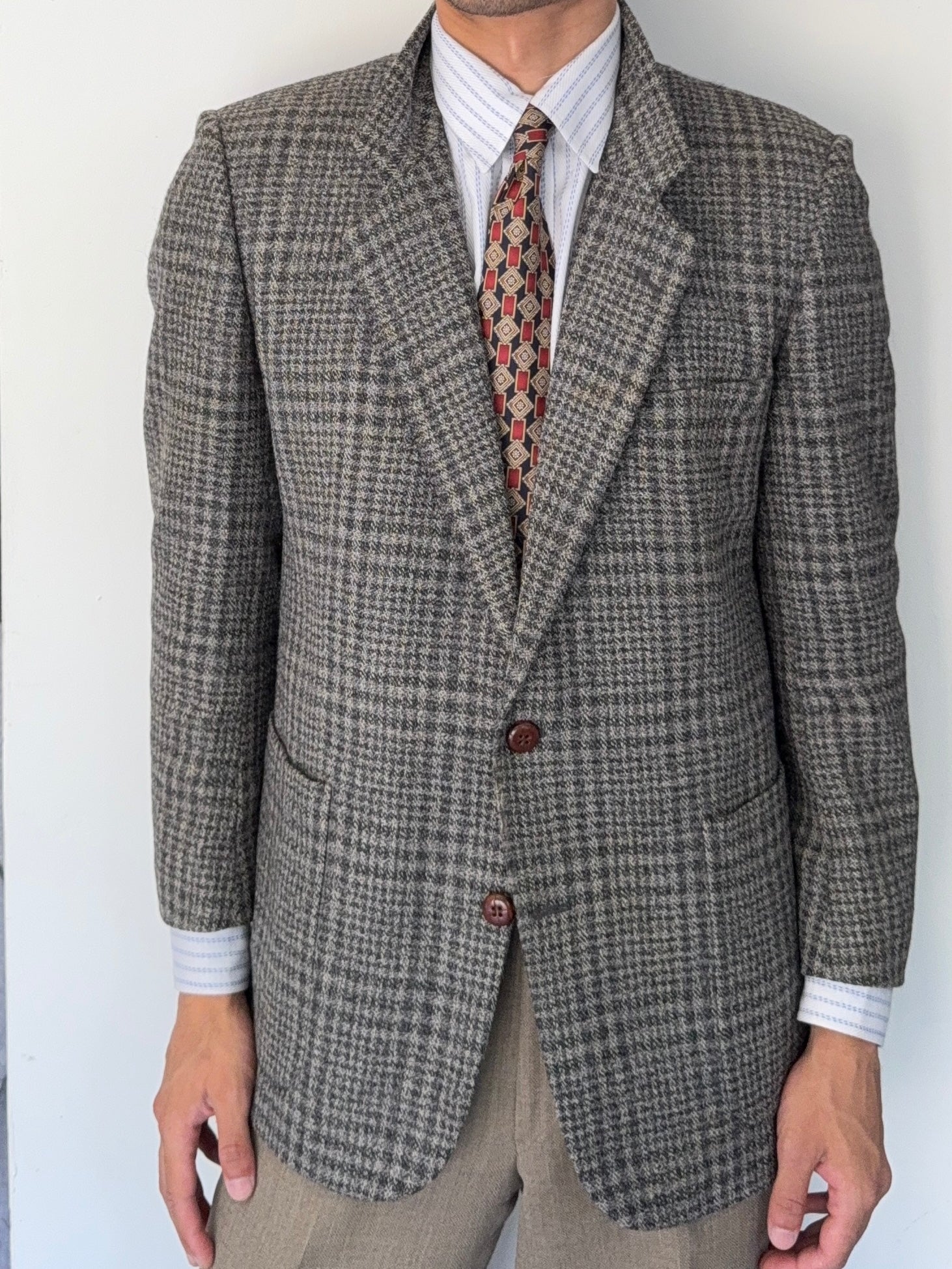 Christian Dior 1980s 2B Wool Sports Jacket Blazer - Size S – NDWC0