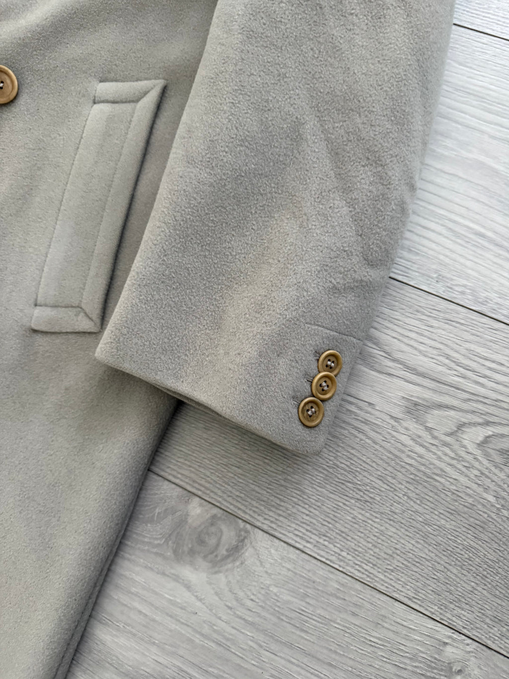 Hugo Boss 1980s 'Yamaha' Double-Breasted Wool Coat - Size M