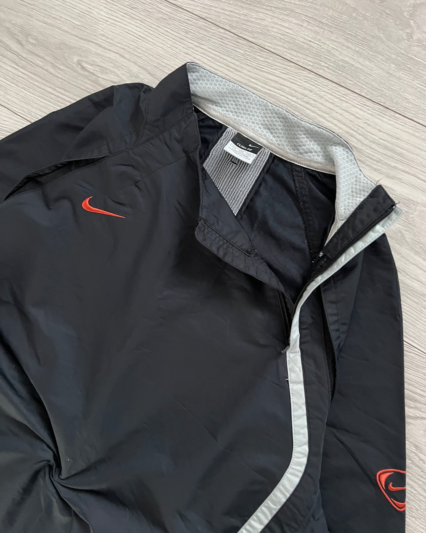 Nike 00s T90 Asymmetrical Stretch Panelled Pullover - Size XL