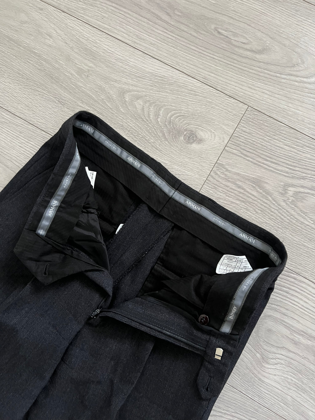 Armani 1990s Pleated Grey Relaxed Suit - M Jacket / 30" Waist