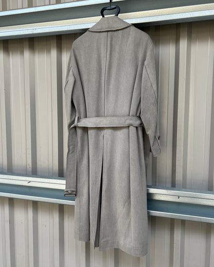 Issey Miyake FW2003 Pleated Wool Trench Coat - Size M