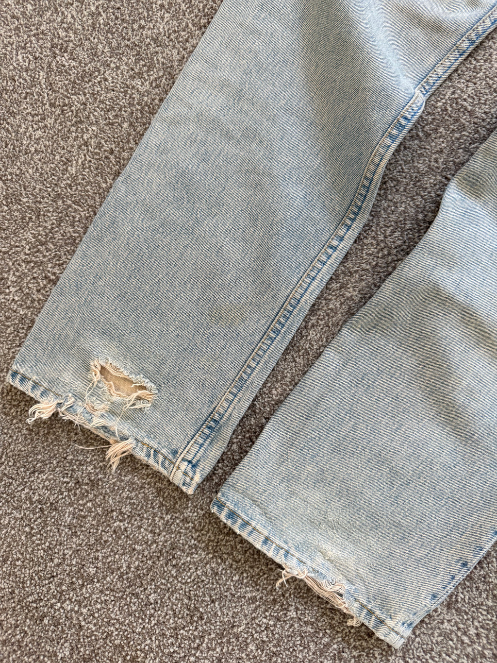 Maison Martin Margiela Artisanal Line (0) SS1999 Re-Worked Panelled Denim Jeans - Size 26" Waist