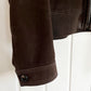 Prada Mainline AW2004 Brown Leather Jacket - Size L