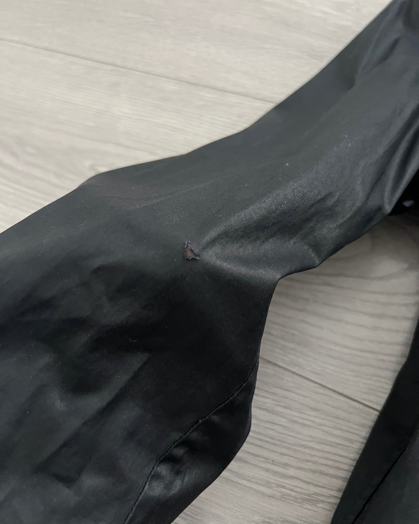 Jil Sander by Raf Simons 00s Waxed Snap Button Coat - Size S
