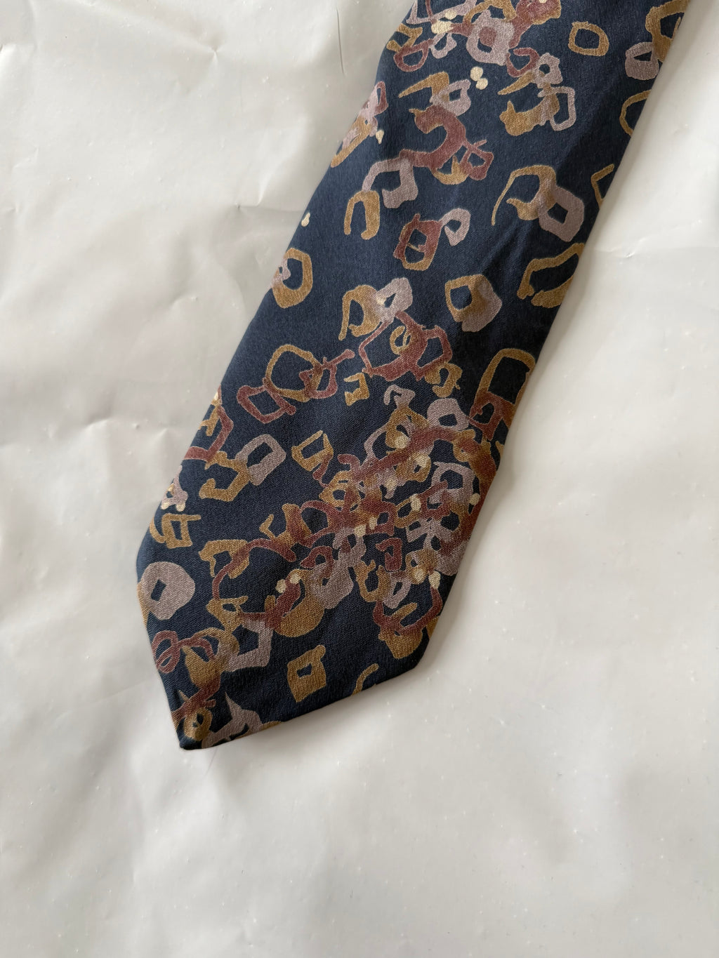 Issey Miyake 1990s Silk Tie