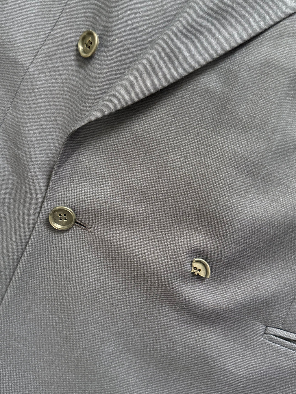 Hugo Boss 1980s 'Al Capone' Double Breasted Peaked Lapel Sports Jacket Blazer - Size L