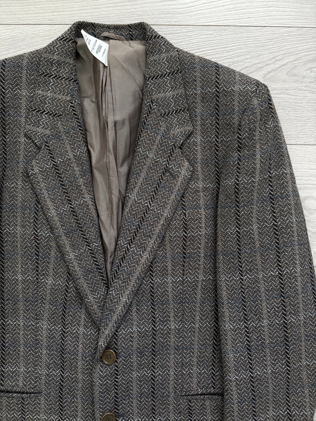 Giorgio Armani Black Label 1990s 2B Textured Sports Jacket Blazer - Size S