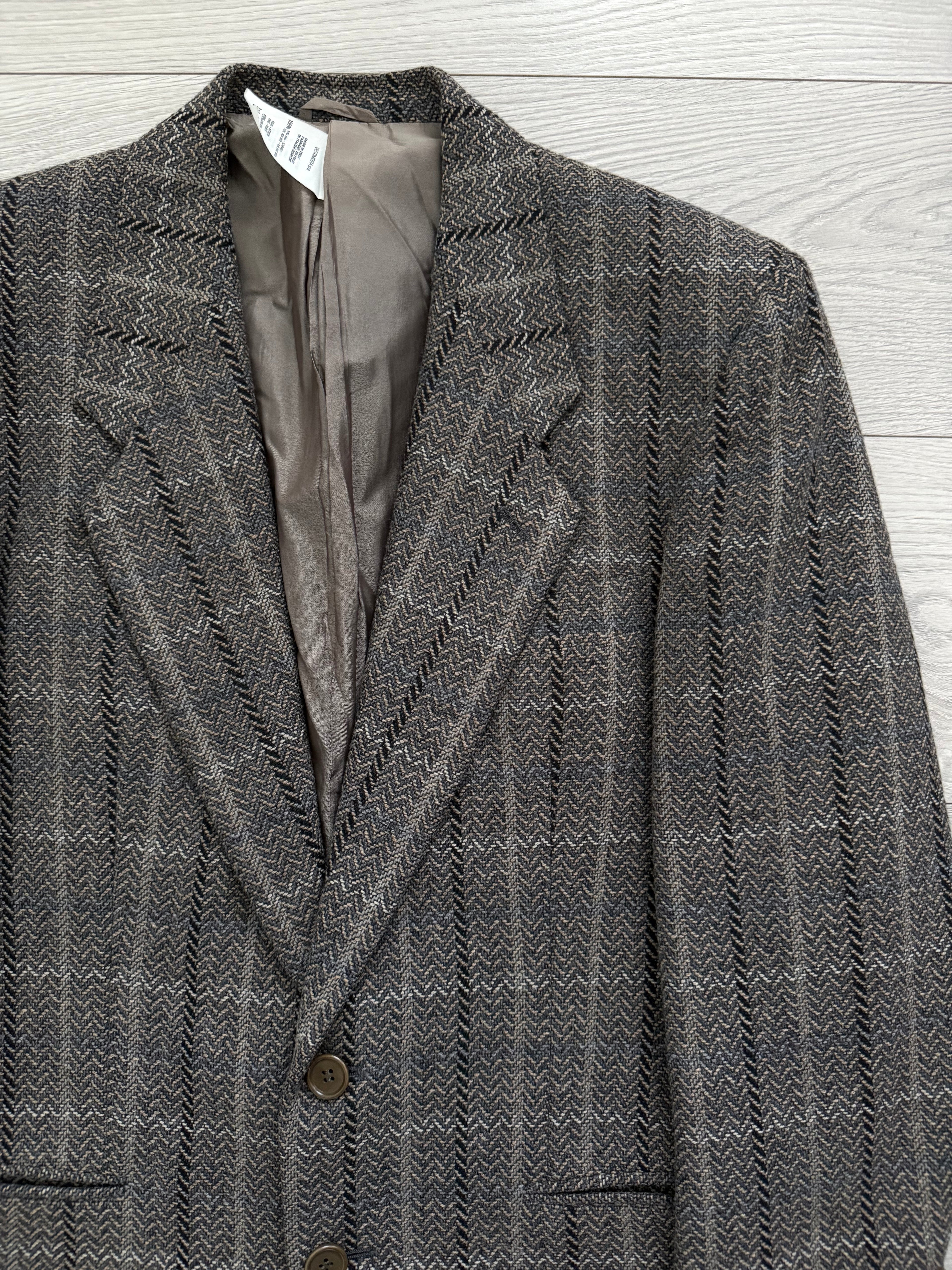 Giorgio Armani Black Label 1990s 2B Textured Sports Jacket Blazer - Size S