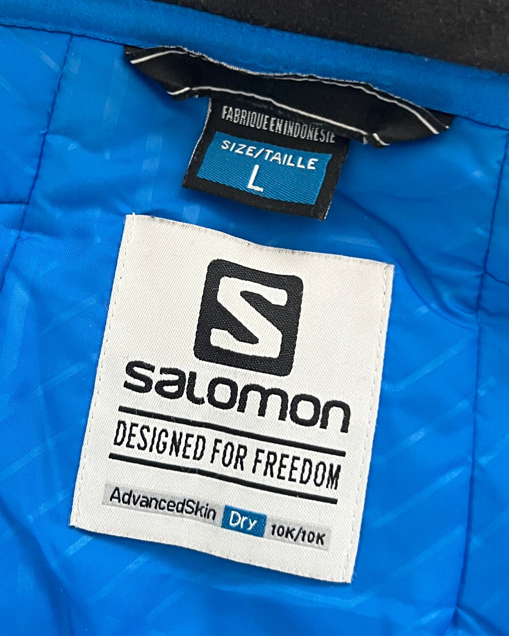 Salomon 00s AdvancedSkin Dry Waterproof Insulated Tech Jacket - Size L