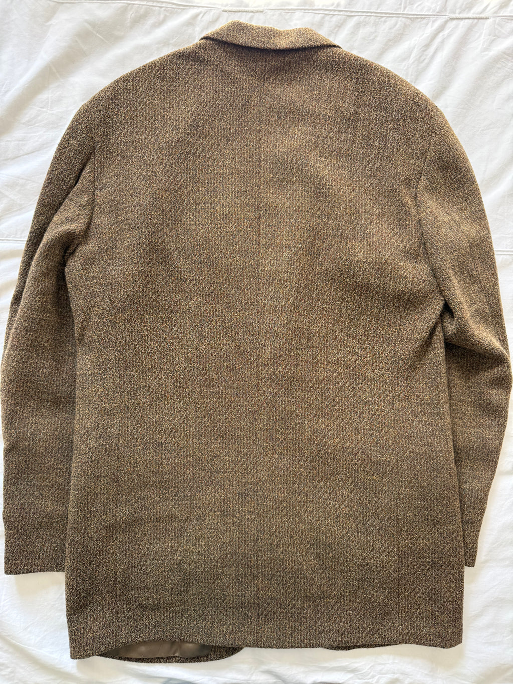 Giorgio Armani 1980s 2B Textured Speckled Wool Blend Sport Jacket Blazer - Size S