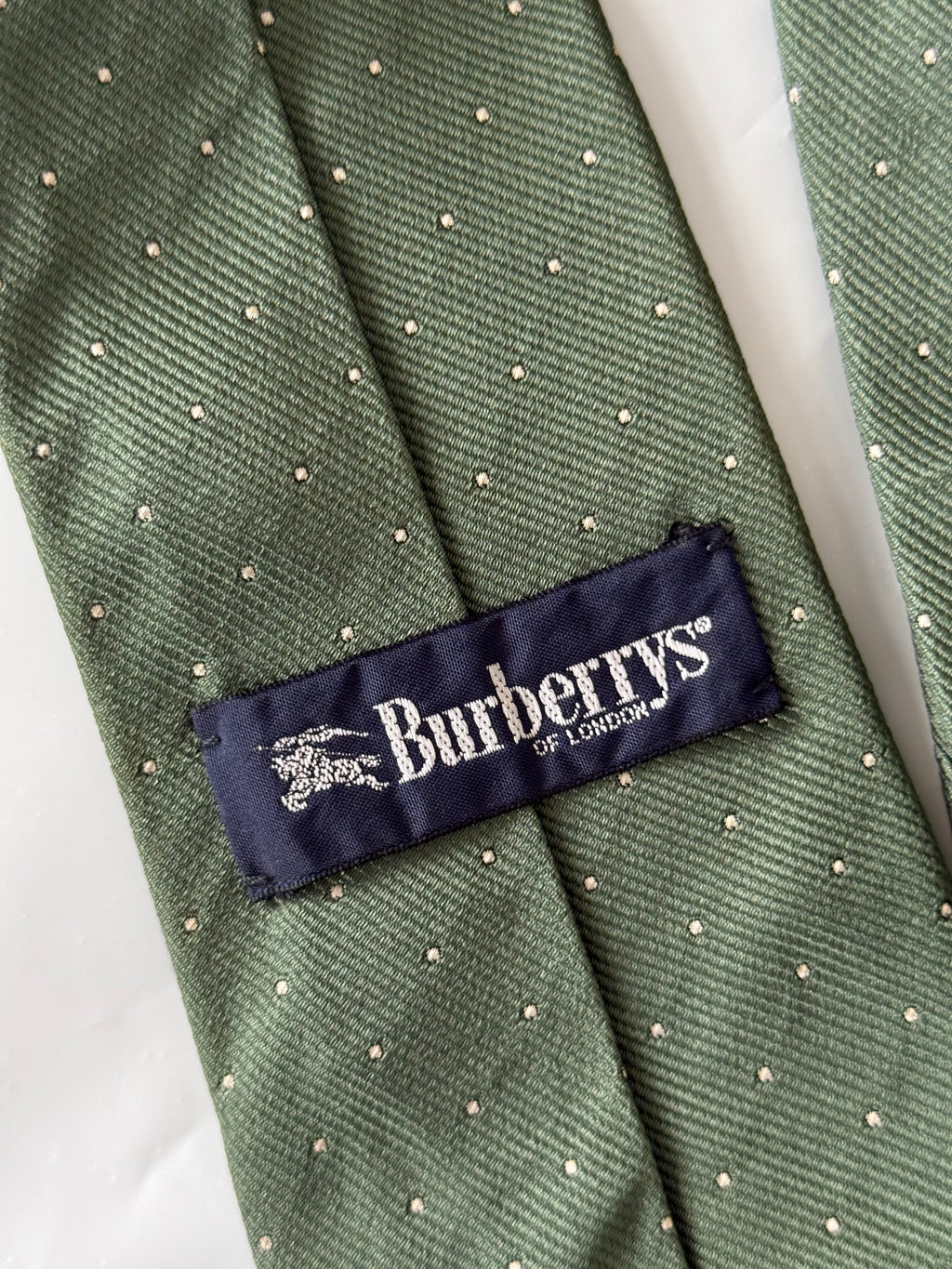 Burberry 1990s Silk Tie