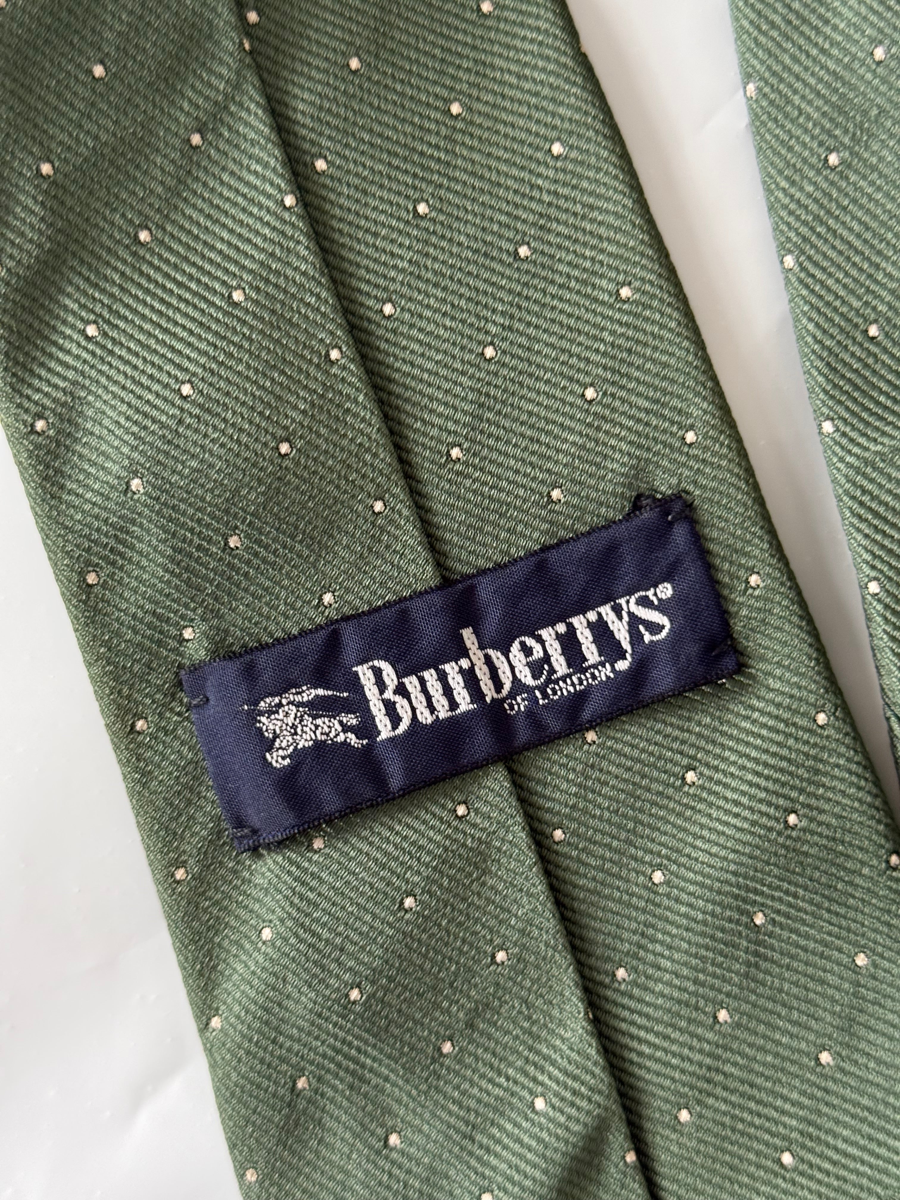 Burberry 1990s Silk Tie