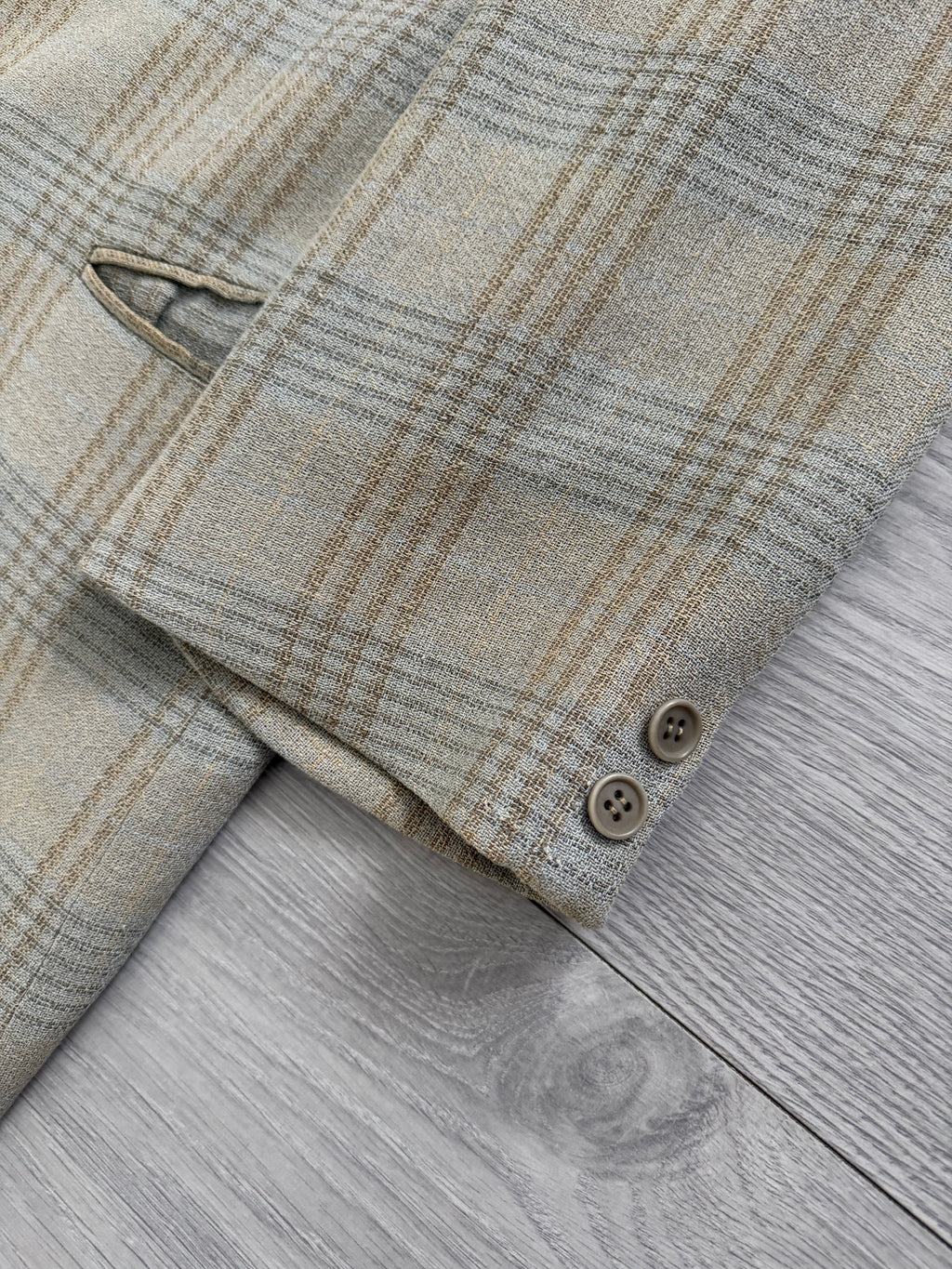 Giorgio Armani 1980s 3B Linen Cotton Textured Sport Jacket Blazer - Size XL