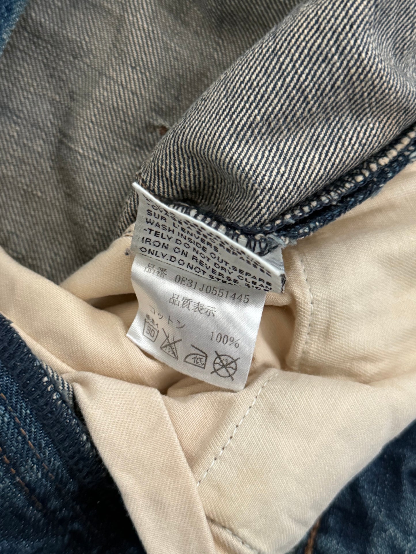 Dior Homme SS2010 'Oil Stained' Denim - Size 32