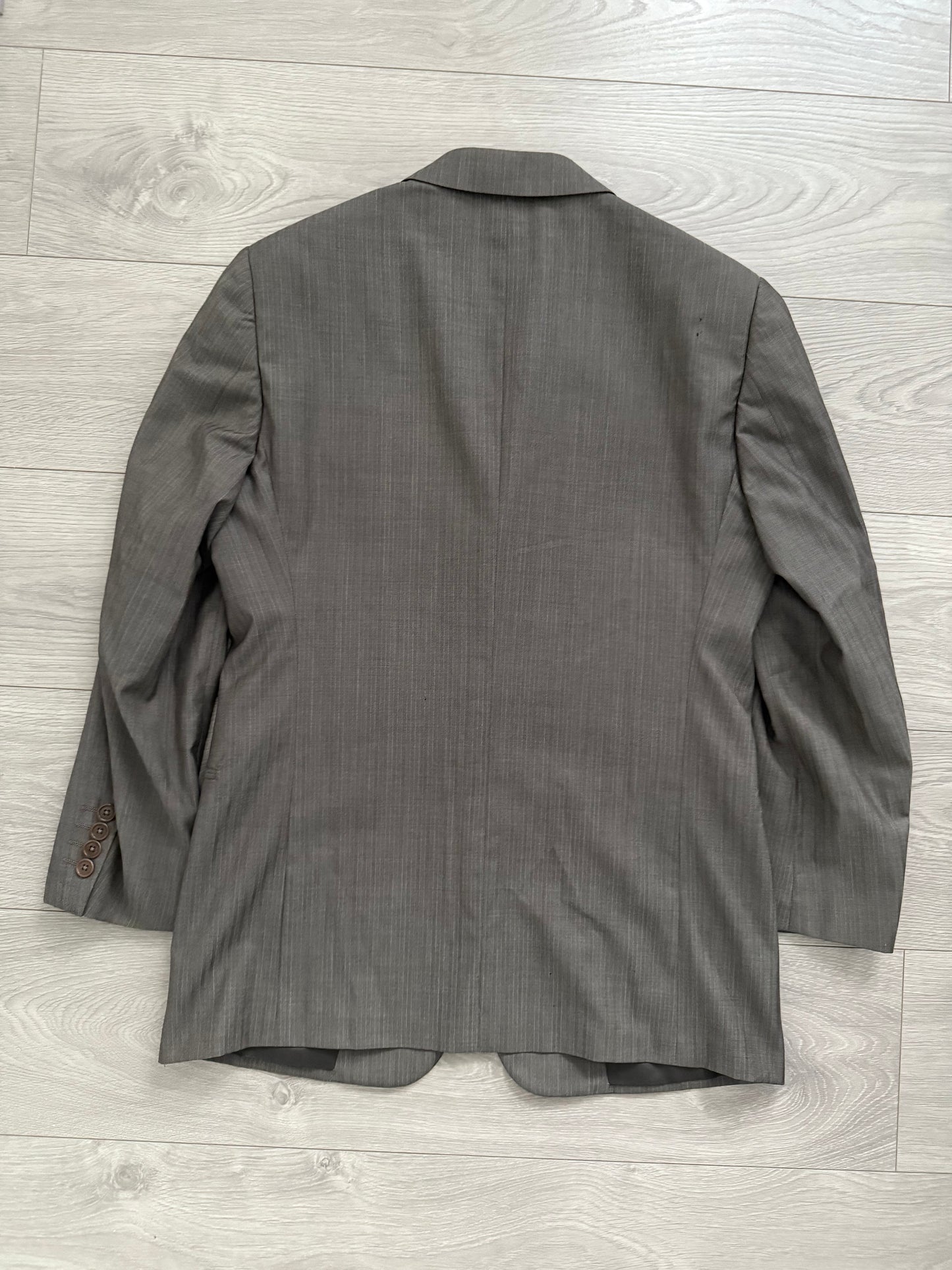 Armani 2003 Pleated Wool Suit - Size M Jacket / 32" Waist