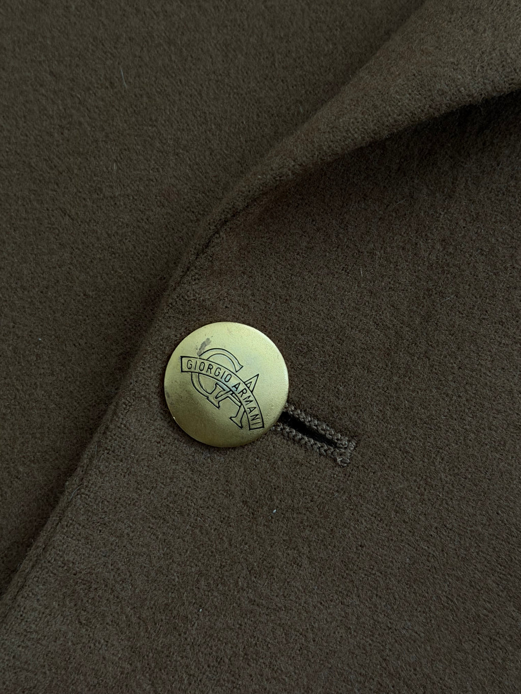 Giorgio Armani 1980s 2B Metal Button Wool Cashmere Sport Jacket Blazer - Size M