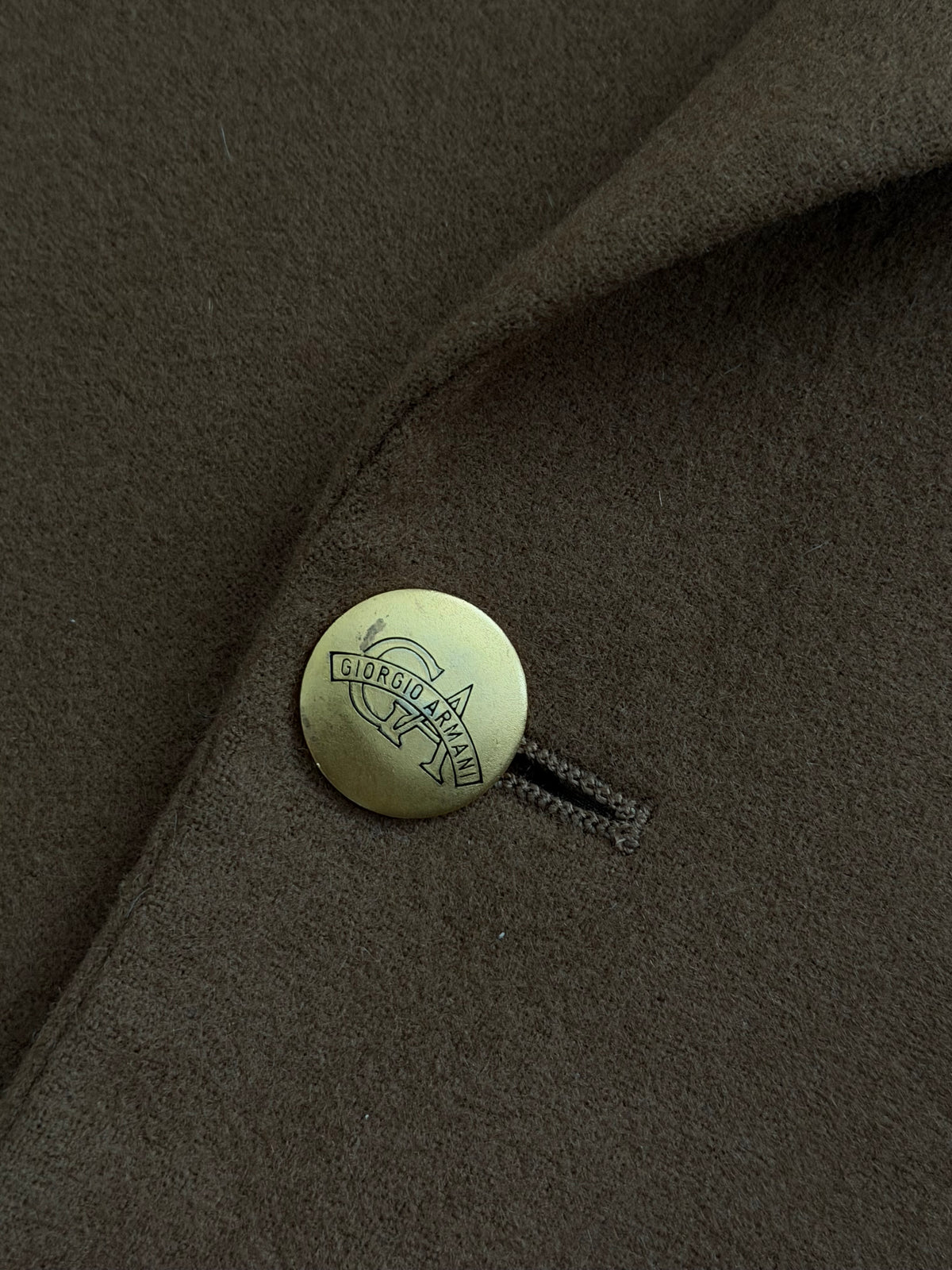 Giorgio Armani 1980s 2B Metal Button Wool Cashmere Sport Jacket Blazer - Size M
